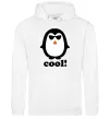 Чоловіча толстовка (худі) COOL PENGUIN Білий Чоловіча толстовка (худі) COOL PENGUIN Білий фото
