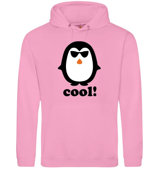 Жіноча толстовка (худі) COOL PENGUIN Рожевий фото
