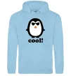 Жіноча толстовка (худі) COOL PENGUIN Блакитний Жіноча толстовка (худі) COOL PENGUIN Блакитний фото