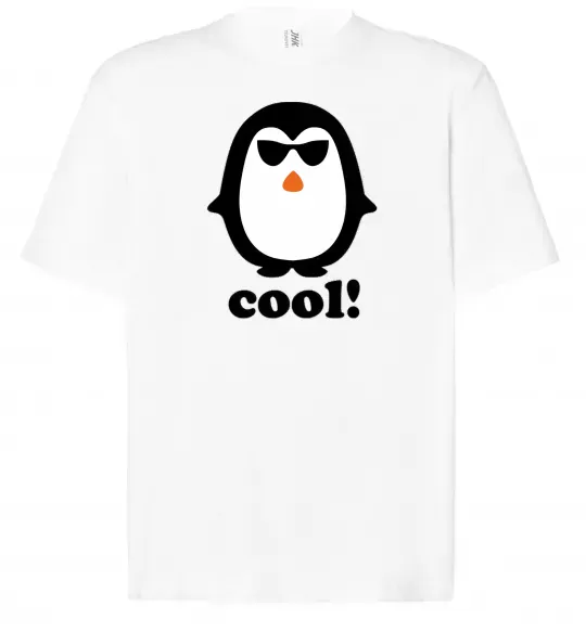 Футболка Оверсайз COOL PENGUIN Белый фото