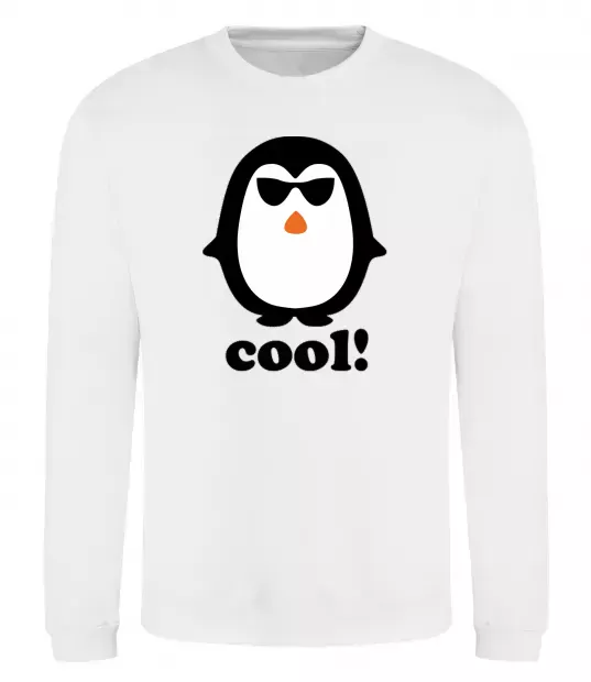 Свитшот COOL PENGUIN Белый фото