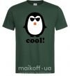 Чоловіча футболка COOL PENGUIN Темно-зелений фото