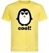 Чоловіча футболка COOL PENGUIN Лимонний фото