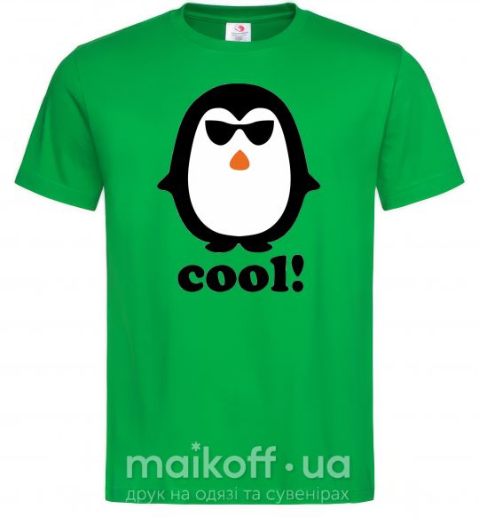 Чоловіча футболка COOL PENGUIN Зелений фото