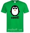 Чоловіча футболка COOL PENGUIN Зелений фото