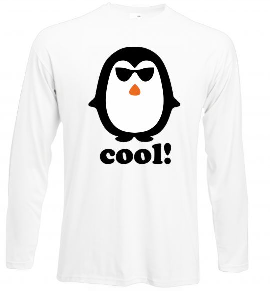 Лонгслів COOL PENGUIN Білий фото