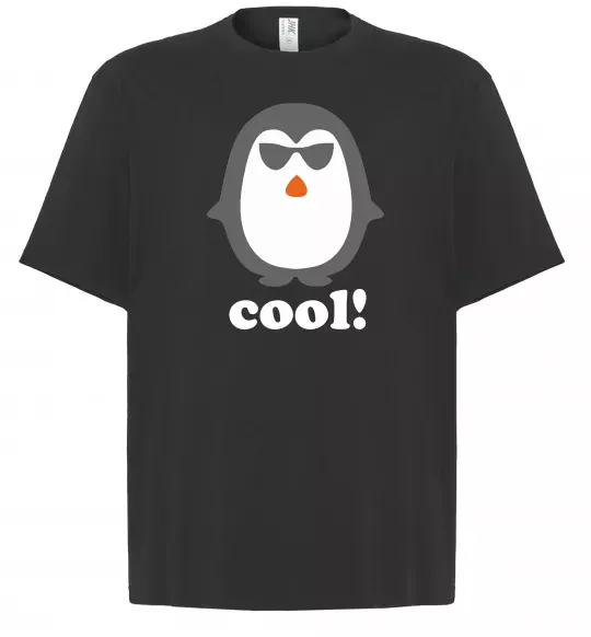 Футболка Оверсайз COOL PENGUIN Черный фото