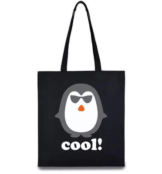 Эко-сумка COOL PENGUIN Черный фото