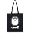 Эко-сумка COOL PENGUIN Черный фото