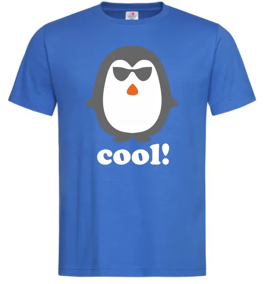 Мужская футболка COOL PENGUIN Ярко-синий фото