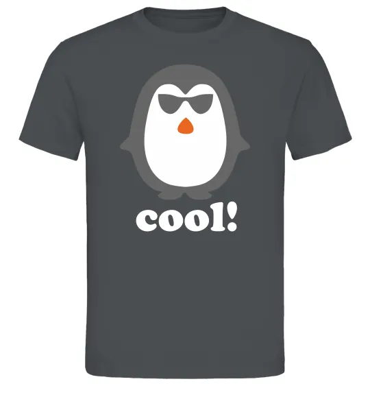 Мужская футболка COOL PENGUIN Графит фото