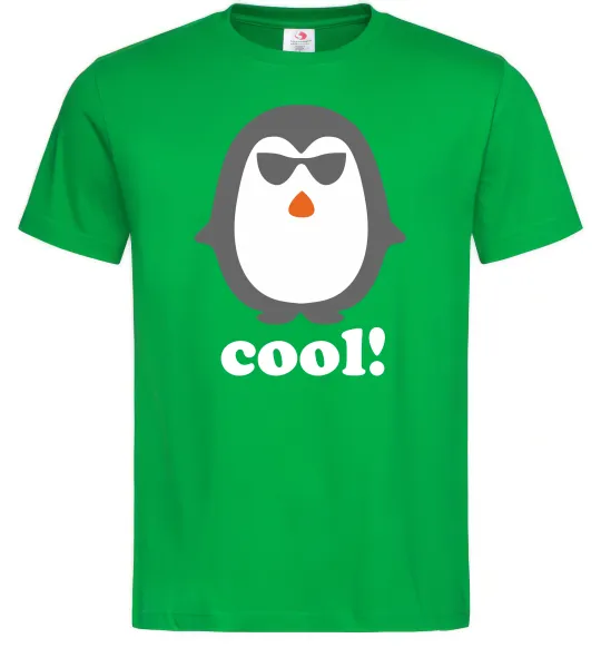 Мужская футболка COOL PENGUIN Зеленый фото