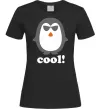 Жіноча футболка COOL PENGUIN Чорний фото
