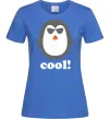 Жіноча футболка COOL PENGUIN Яскраво-синій фото