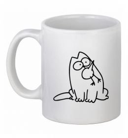 Чашка керамическая SIMON'S CAT з пташкою