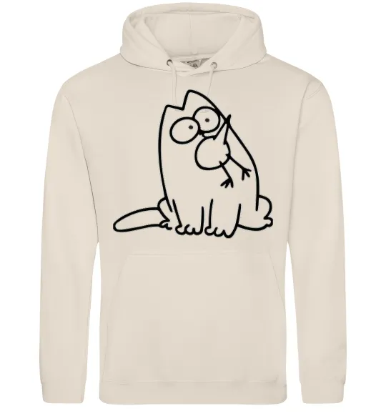 Мужская толстовка (худи) SIMON'S CAT з пташкою Таш фото