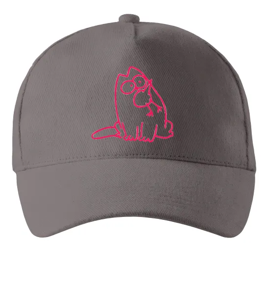 Кепка SIMON'S CAT з пташкою Серый фото