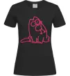 Жіноча футболка SIMON'S CAT з пташкою Чорний фото