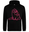 Женская толстовка (худи) SIMON'S CAT з пташкою Черный Женская толстовка (худи) SIMON'S CAT з пташкою Черный фото