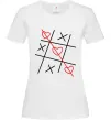 Жіноча футболка Хрестики-нулики Білий фото