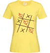 Жіноча футболка Хрестики-нулики Лимонний фото