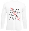 Лонгслив Хрестики-нулики Белый фото