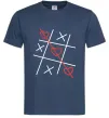 Мужская футболка Хрестики-нулики Темно-синий фото