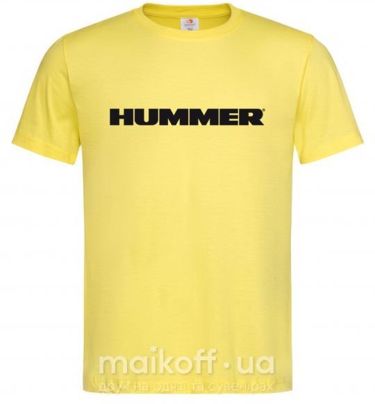 Чоловіча футболка HUMMER Лимонний фото