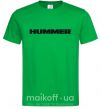 Мужская футболка HUMMER Зеленый фото
