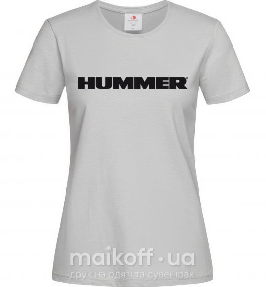 Женская футболка HUMMER Серый фото