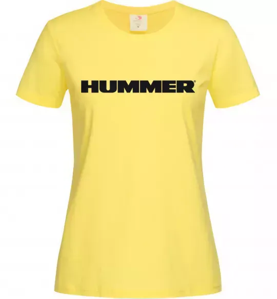 Жіноча футболка HUMMER Лимонний фото