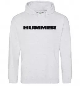 Чоловіча толстовка (худі) HUMMER Сірий меланж фото
