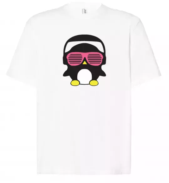 Футболка Оверсайз CRAZY PENGUIN Белый фото