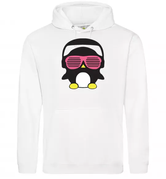 Мужская толстовка (худи) CRAZY PENGUIN Белый фото