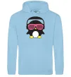Мужская толстовка (худи) CRAZY PENGUIN Голубой фото