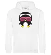 Жіноча толстовка (худі) CRAZY PENGUIN Білий фото