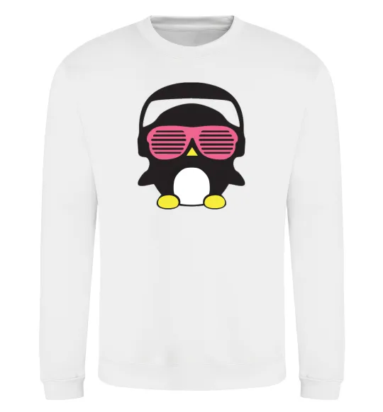 Світшот CRAZY PENGUIN Білий фото