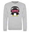 Світшот CRAZY PENGUIN Сірий меланж фото