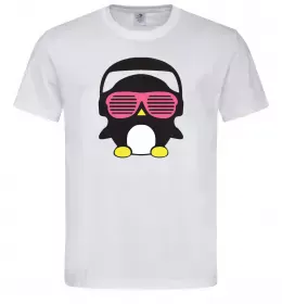 Мужская футболка COOL PENGUIN Белый фото