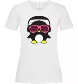 Жіноча футболка COOL PENGUIN Лимонний фото