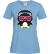Женская футболка CRAZY PENGUIN Голубой Женская футболка CRAZY PENGUIN Голубой фото