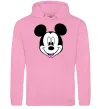 Чоловіча толстовка (худі) Міккі Маус Рожевий фото