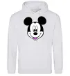 Мужская толстовка (худи) Міккі Маус Серый меланж фото