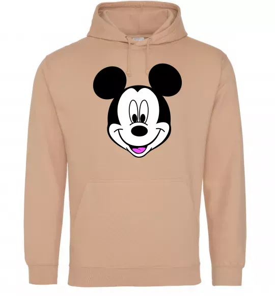 Мужская толстовка (худи) Міккі Маус Песочный фото