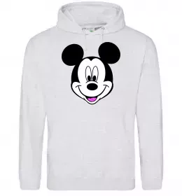 Женская толстовка (худи) Чорно-білий Міккі Белый фото