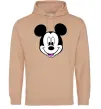 Жіноча толстовка (худі) Міккі Маус Пісочний фото