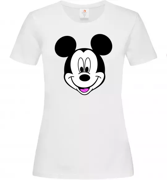 Женская футболка Міккі Маус Белый фото