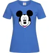 Женская футболка Міккі Маус Ярко-синий фото
