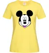 Женская футболка Міккі Маус Лимонный фото