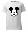 Мужская премиум футболка Міккі Маус Белый фото